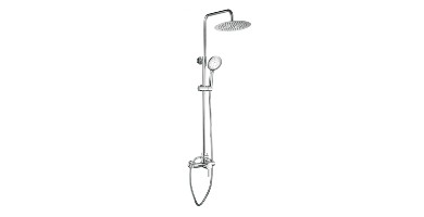 columna de ducha con grifo monomando